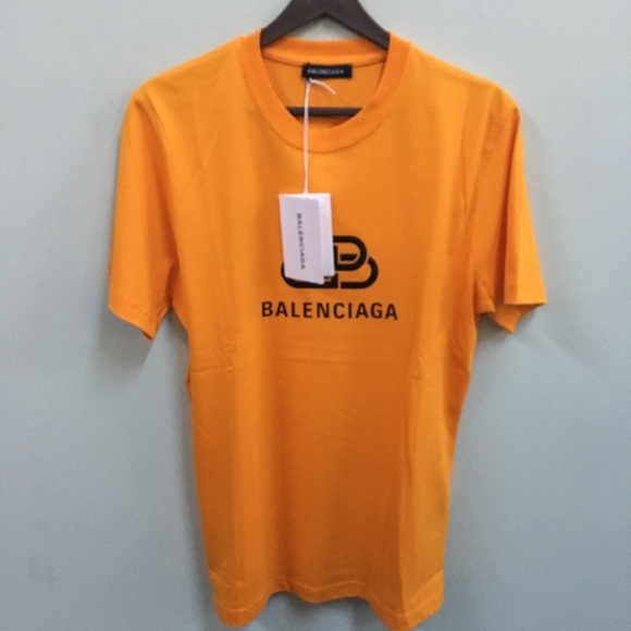 orange balenciaga t shirt